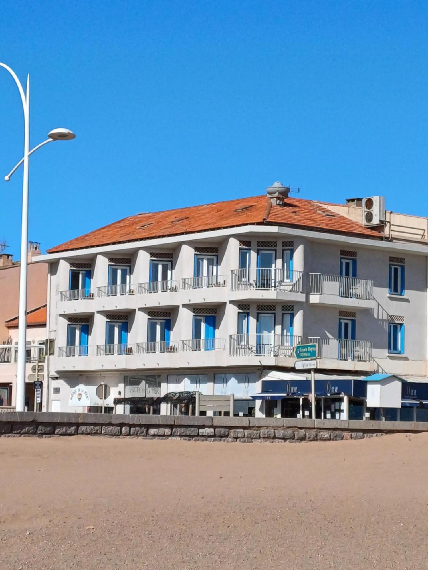 Hôtel de la Mer Valras-Plage Exterior foto