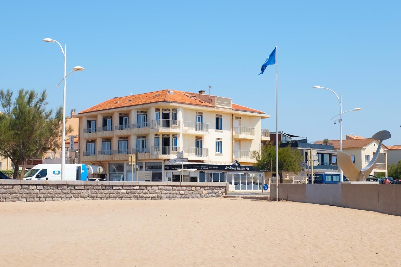 Hôtel de la Mer Valras-Plage Exterior foto